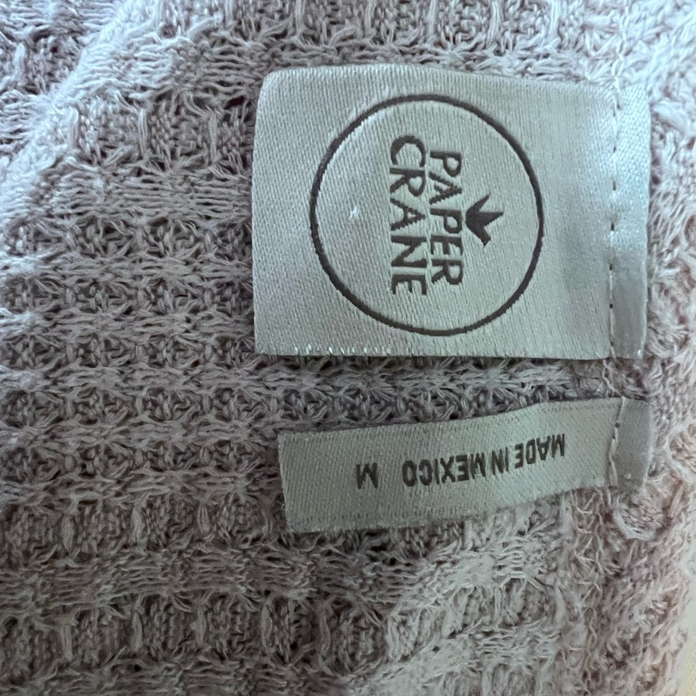 Paper Crane Lilac Tie-Front Cardigan - Picture 3 of 3